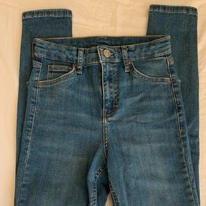 Like new condition Topshop blue jean.